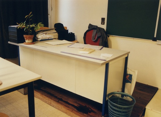 Carton The art teacher