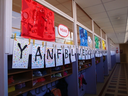 lettres en pâte à sel école maternelle